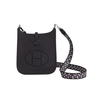 HERMES Evelyne Clemence Bullock Leather Crossbody Bag, Shoulder Bag Regular Women's