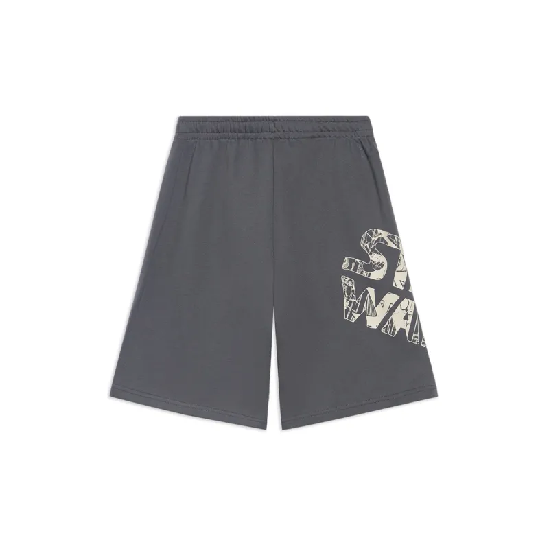 LiNing x Disney Casual Shorts Men's Thunderstorm Gray-1