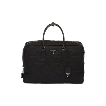 PRADA Nylon Portable Travel Bag Men's Black