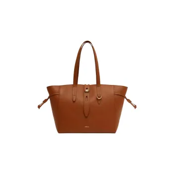 Furla Net Collection Cow Leather Tote Bag, Shopping Bag, Handbag, Shoulder Bag Women's Brown