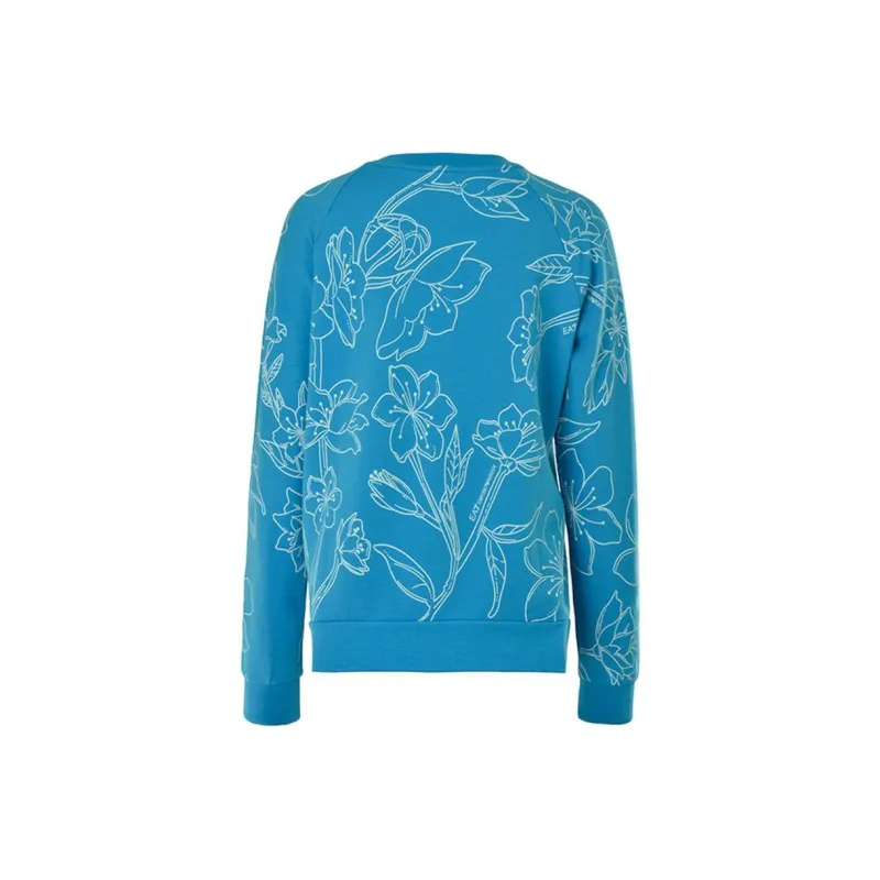 EMPORIO ARMANI EA7 Sweatshirts Women's Lake Blue-1