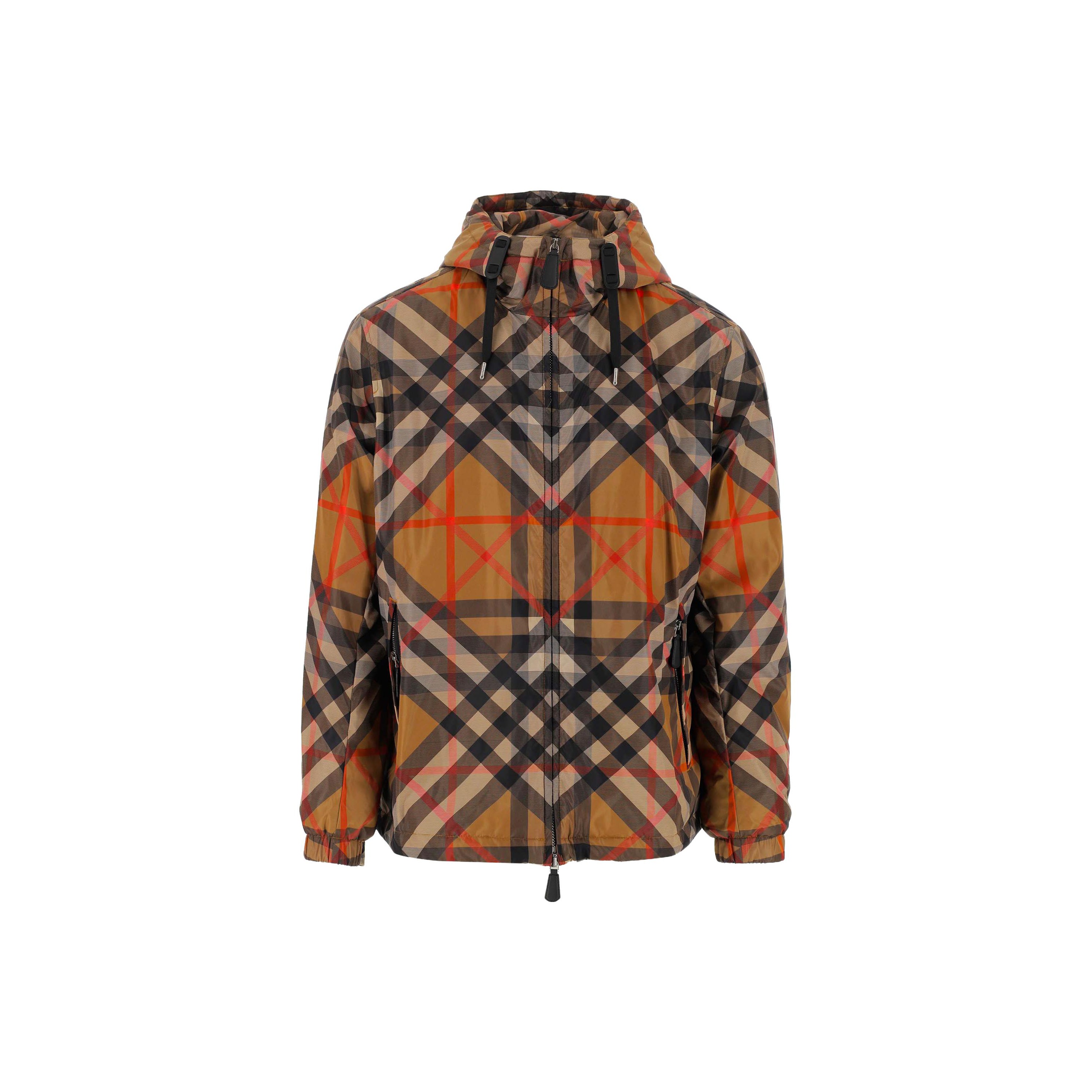 Burberry Vintage Check Reversible Zip-front Hooded Jacket S