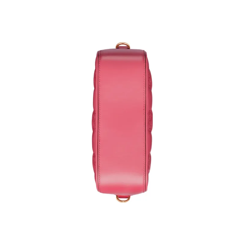 GUCCI GG Matelassé Leather Shoulder Bag, Handbag, Crossbody Bag Trumpets Women's Pink-7