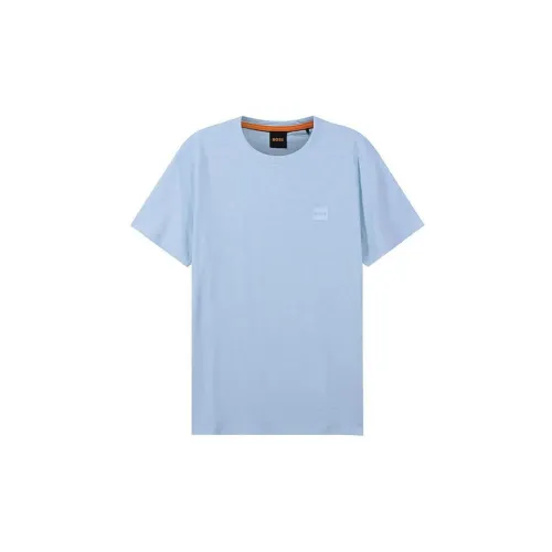 HUGO BOSS T-Shirts Men Light Blue