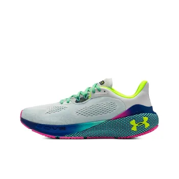 Under Armour HOVR Machina 3 Anti Slip And Wear Resistant Breathable Low Top Casual Running Shoes Men's Gray Green