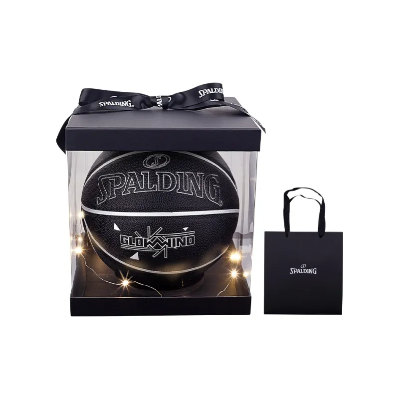 SPALDING Cyclone Series PU Basketball Black Size 7 Training Unisex-0