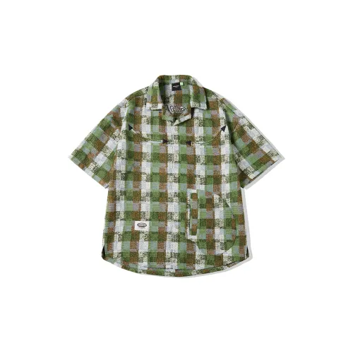 EPTISON Shirts Unisex Green Plaid