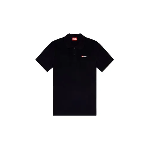 DIESEL Polo Shirts Men Black