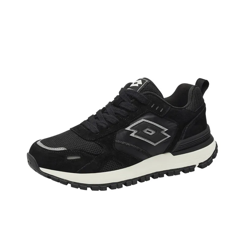 LOTTO Cushioned Slip Resistant Low Top Casual Running Shoes Men's Black-1