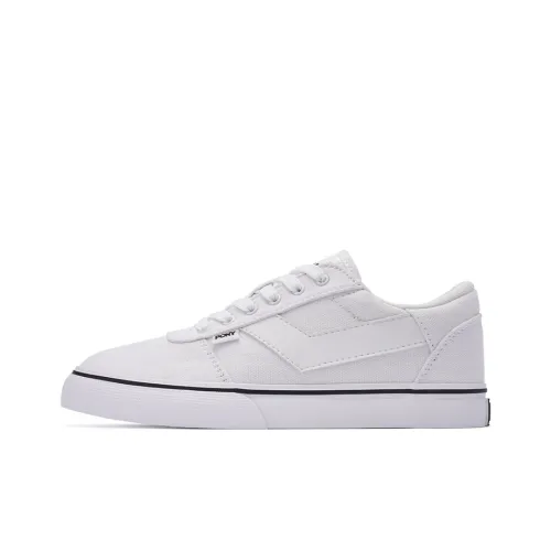 Pony Skateboard Shoes Unisex Low-Top White