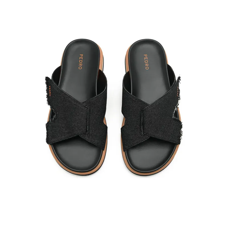 PEDRO Slide Slippers Men Beige/Black/Army Green/Dark Blue-8