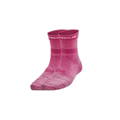 Under Armour Ankle Socks Unisex 2 Pack Rhythm Pink