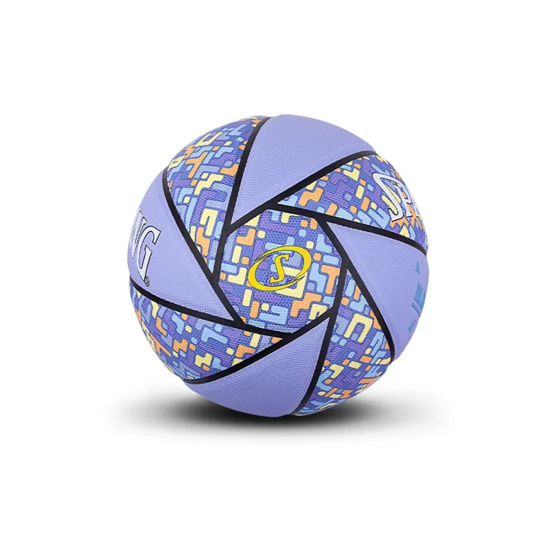 SPALDING Trend Series PU Basketball Light Purple Size 7 Training Unisex-5