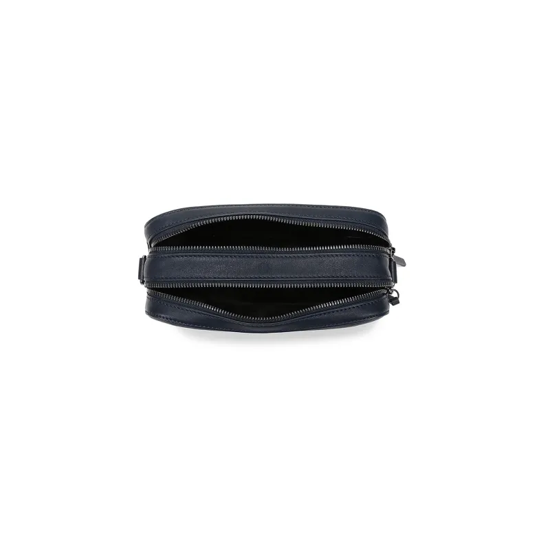 LONGCHAMP Le Pliage Cow Leather Sling Bags One Shoulder Crossbody Fanny Pack Women's Midnight Blue-5