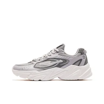 Erke Sunrise Cushioning Anti Slip Wear Resistant Breathability Low Top Sports Casual Shoes Men's Gray