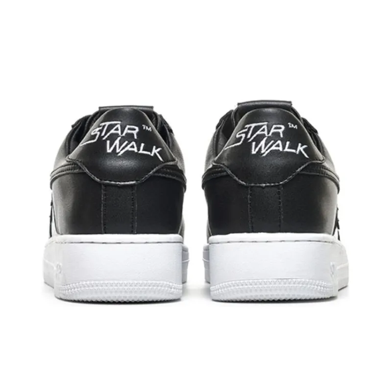 Starwalk Soldier Meteor Shoes Low Top Skateboard Shoes Unisex Black Laser-4