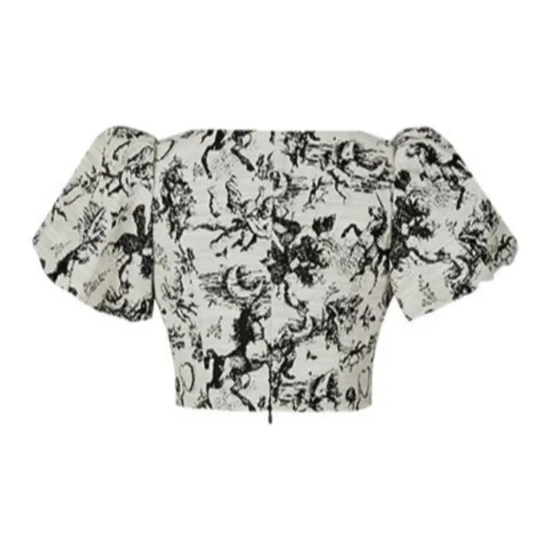 TAMMY TANGS Polo Shirt Women's Black White-1