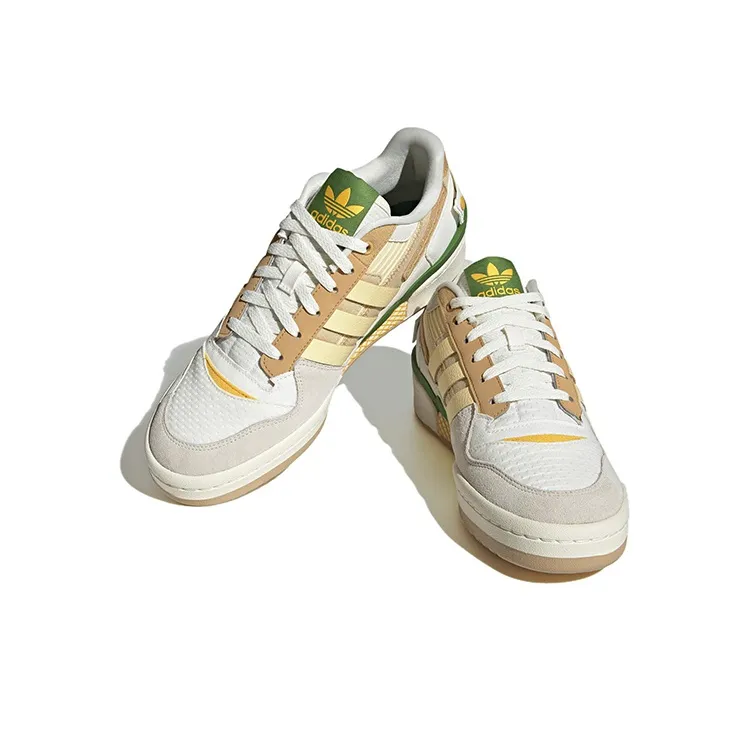 Adidas Originals Forum Exhibit Low 'Beige Green'-2
