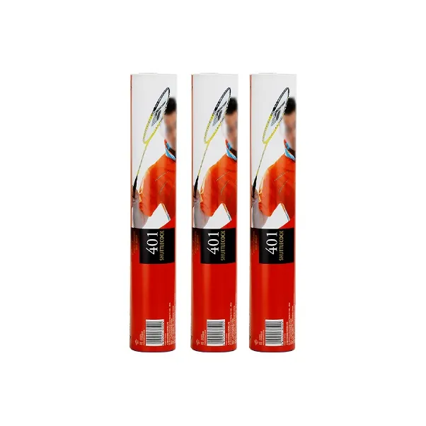 DHS Goose Feather Shuttlecock 12 Pack Goose Feather Humped Goose Feather Shuttlecocks-5