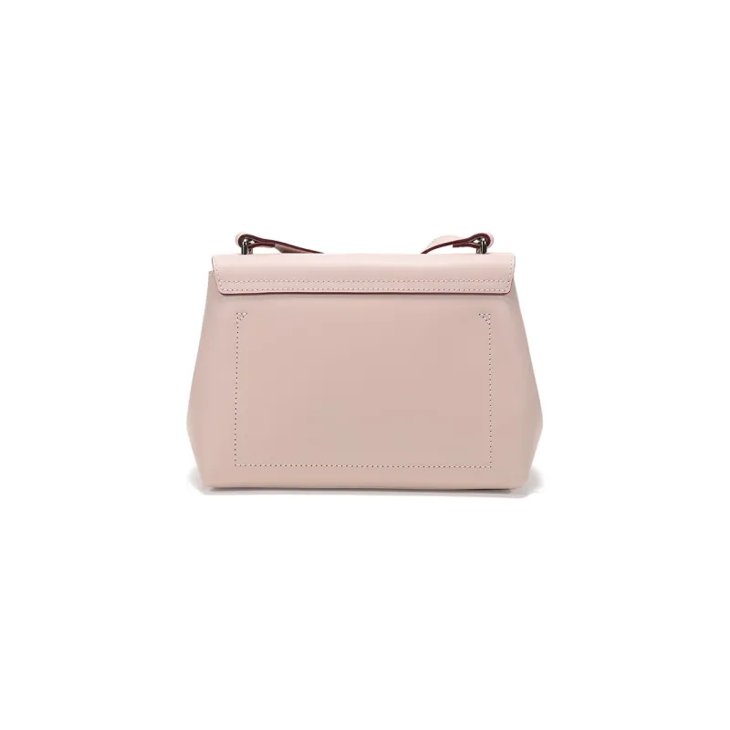LONGCHAMP Le Pliage Leather Bamboo Bag Shoulder Bag Women's Soft Pink-2