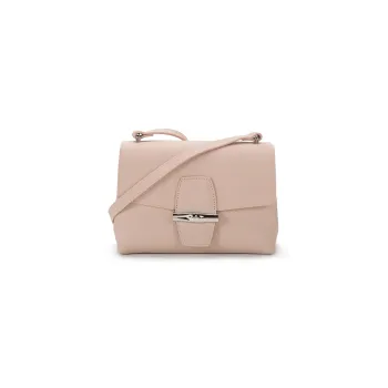 LONGCHAMP Roseau Cow Leather Bamboo Bag Big Bag Crossbody Bag Shoulder Bag Women's Soft Pink
