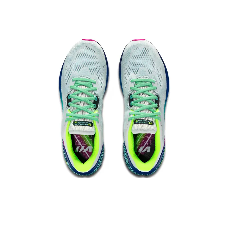 Under Armour HOVR Machina 3 Anti Slip And Wear Resistant Breathable Low Top Casual Running Shoes Men's Gray Green-3