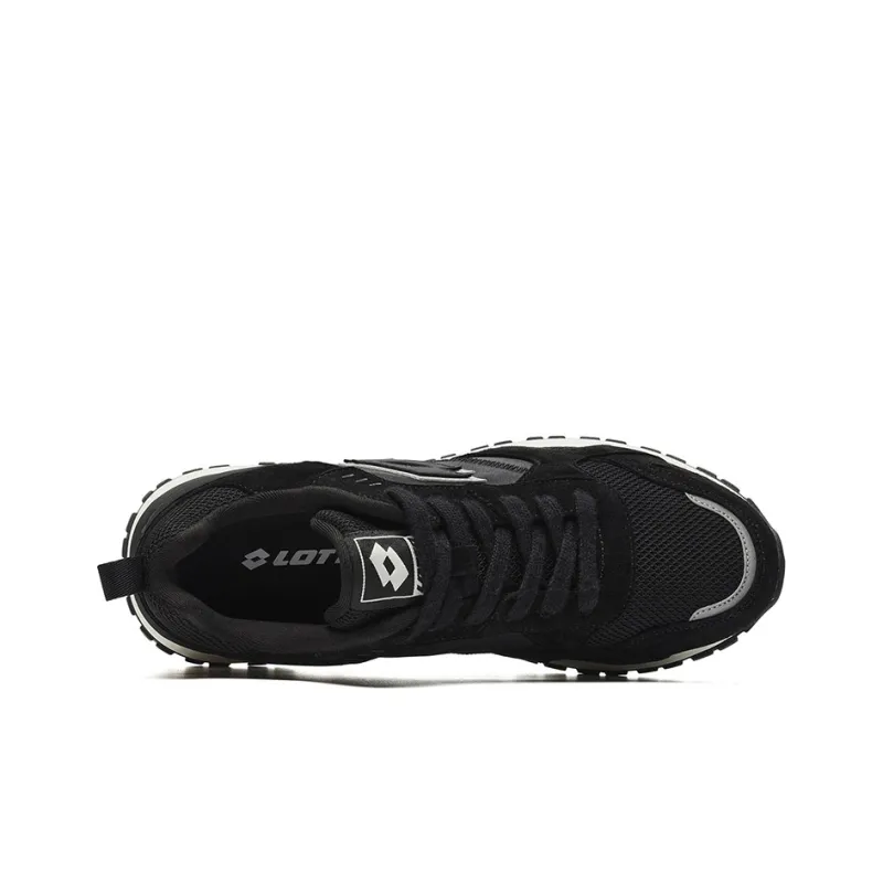 LOTTO Cushioned Slip Resistant Low Top Casual Running Shoes Men's Black-2