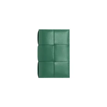 Bottega Veneta Cow Leather Wallets Card Holders Men's Green
