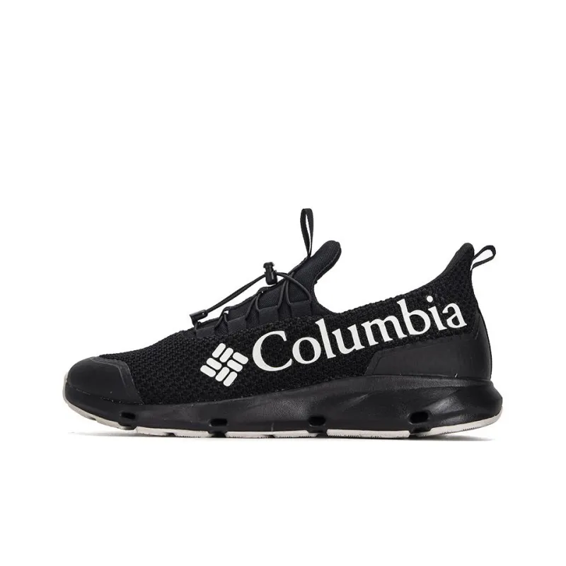 Columbia Non-slip Wear-resistant Shock Absorption Low-Top Casual Shoes Men's Black-0