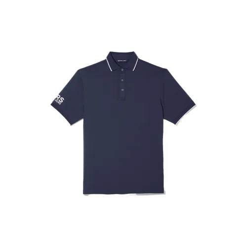 MICHAEL KORS Polo Shirts Men Navy Blue