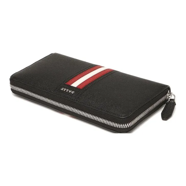 BALLY Cow Leather Clutch Men's Black-1
