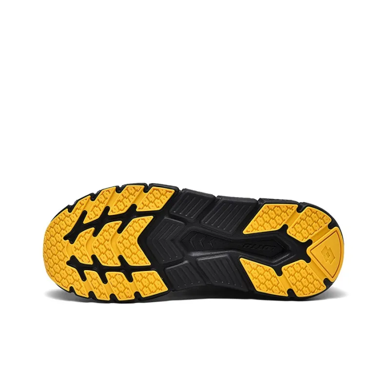 LOTTO Shock Absorbers With Slip Resistant Features Low Top Carbon Plate Marathon Running Shoes Men's Black Yellow-4