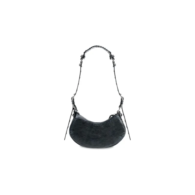Balenciaga Le Cagole Fine-Grained Sheepskin Crossbody Bag Shoulder Bag Mini Women's Dim Gray-3