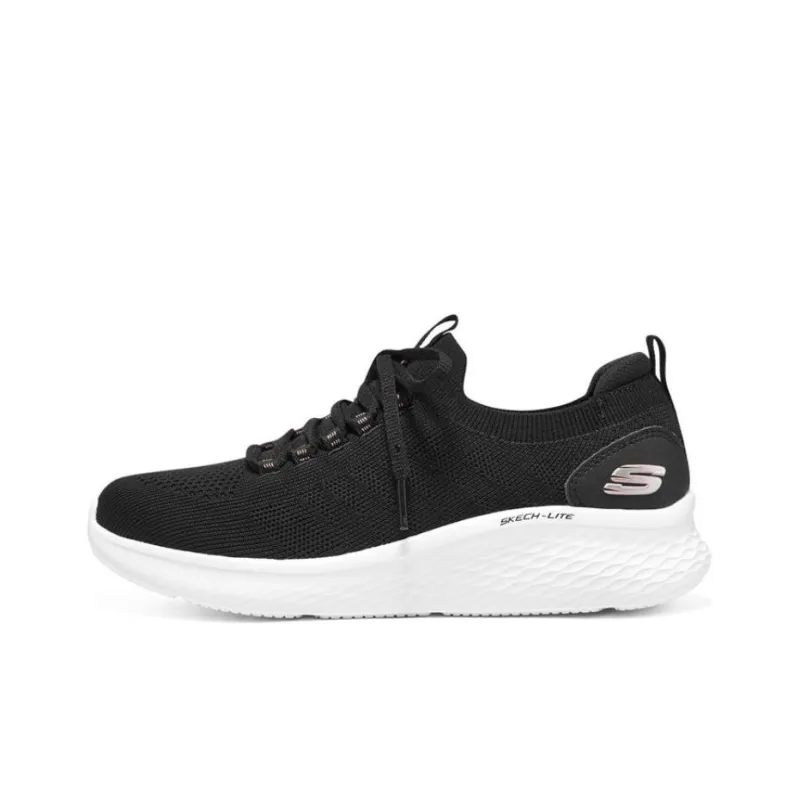 Skechers Skech Lite Pro Cushioning Anti Slip And Wear Resistant Low Top Casual Shoes Women's Black-0