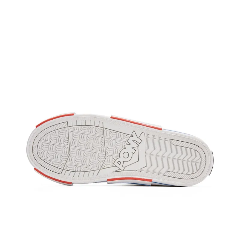 PONY Winner Anti Slip Wear Resistant Low Top Skateboard Shoes Unisex White-4