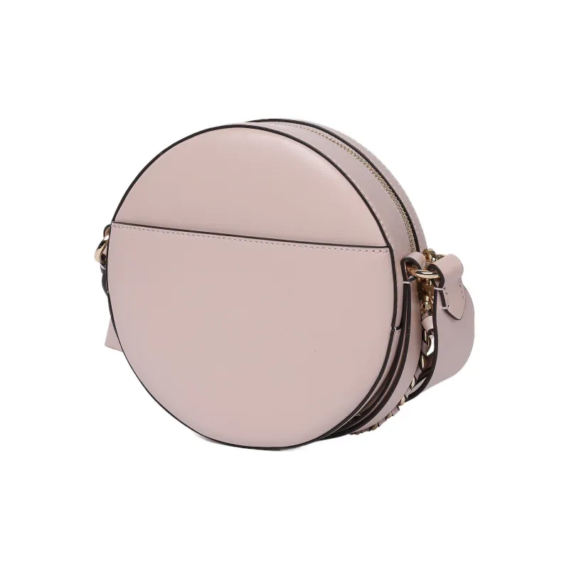 MICHAEL KORS MICHAEL KORS Handbag Collection Delancey Leather Round Bag Crossbody Bag Women's Pink-4