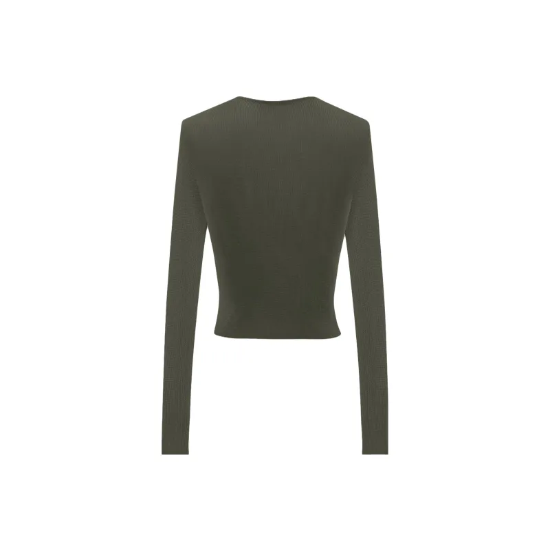 SAINT LAURENT T Shirts Women's Green-1