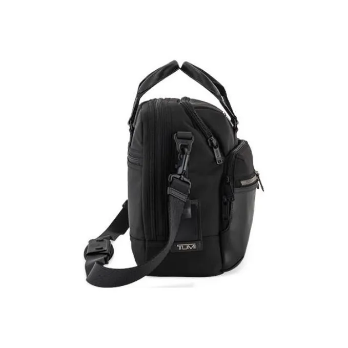 TUMI Alpha Bravo Nylon Briefcase Handbag Crossbody Bag Men's Black-2