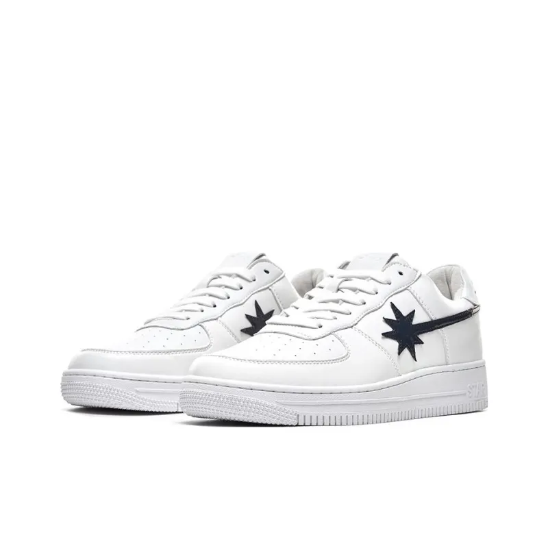 Starwalk Soldier Warm Wear Resistant Breathable Slip Resistant Low Top Skateboard Shoes Unisex Shadow Blue-2