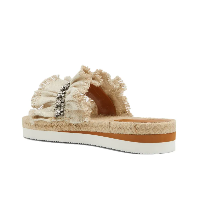 See By Chloe Slide Slippers Women's Beige-4