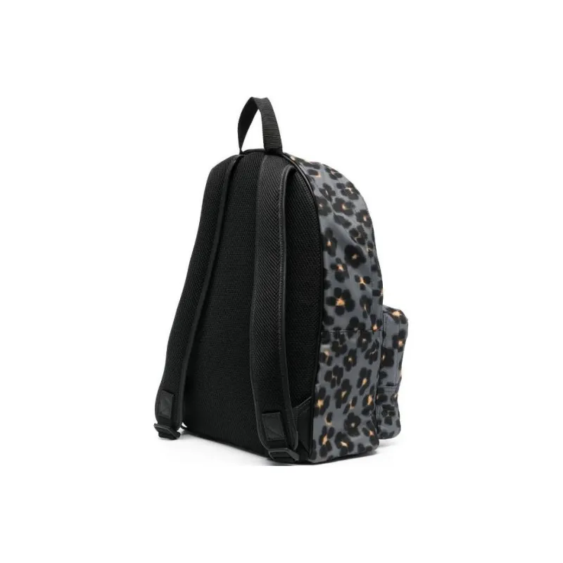 KENZO Leather Detail Backpack Regular Men's Dusty Gray-2