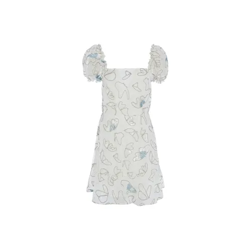 Marie Elie Short-Sleeved Dresses Women's White