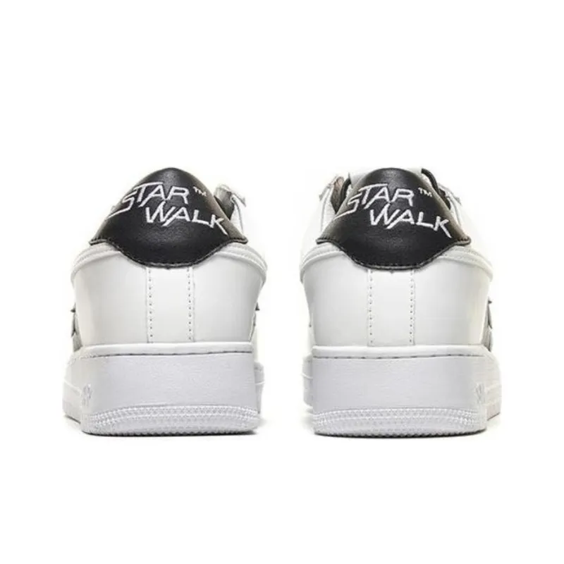 Starwalk Soldier Warm Slip Resistant Low Top Skateboard Shoes Unisex White Black Panda-4