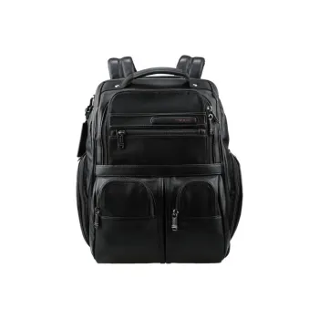 TUMI Cow Leather Travel Bag Backpack Regular Men's Black