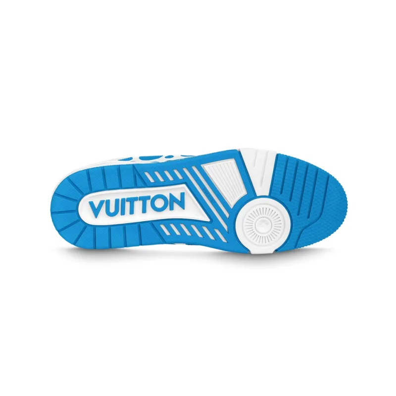 LOUIS VUITTON X Yayoi Kusama Sneaker 'White Blue'-4