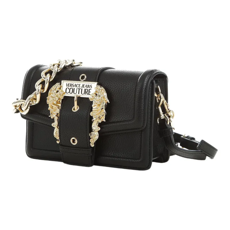 VERSACE JEANS COUTURE PU Polyurethane Handbag, Shoulder Bag, Crossbody Bag Women's Black-3