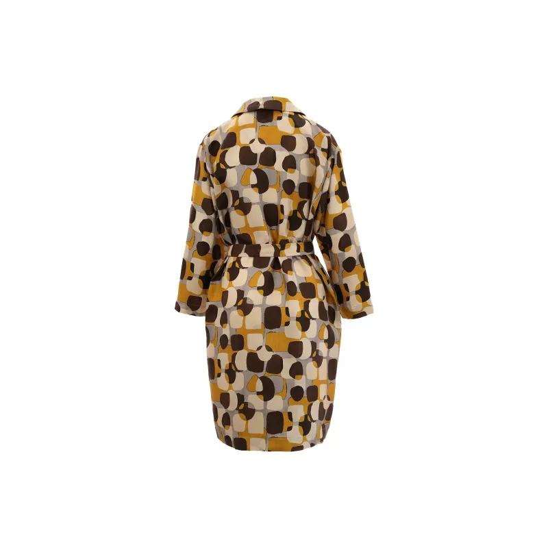 'S MAX MARA Long Sleeved Dresses Women's Yellow-1