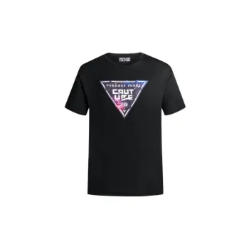 VERSACE JEANS COUTURE Graphic Printed Crewneck T Shirt