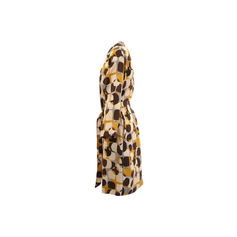 'S MAX MARA Long Sleeved Dresses Women's Yellow-2