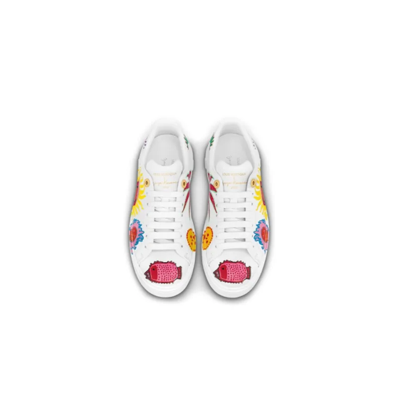 LOUIS VUITTON X Yk Academy Time Out Sneakers 'White With Icons' Women's-4